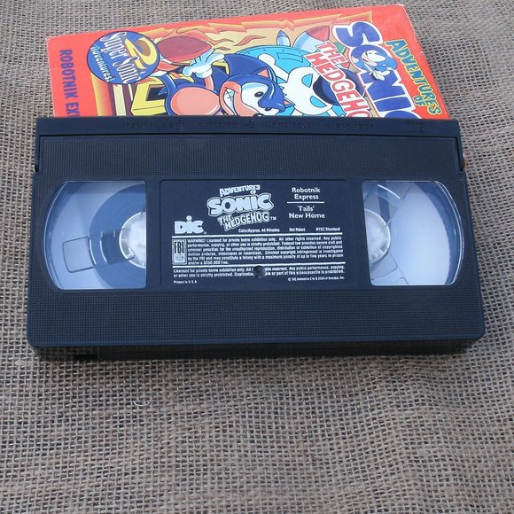 Sonic the Hedgehog Robotnik Express VHS anime tape - Picture 9 of 16